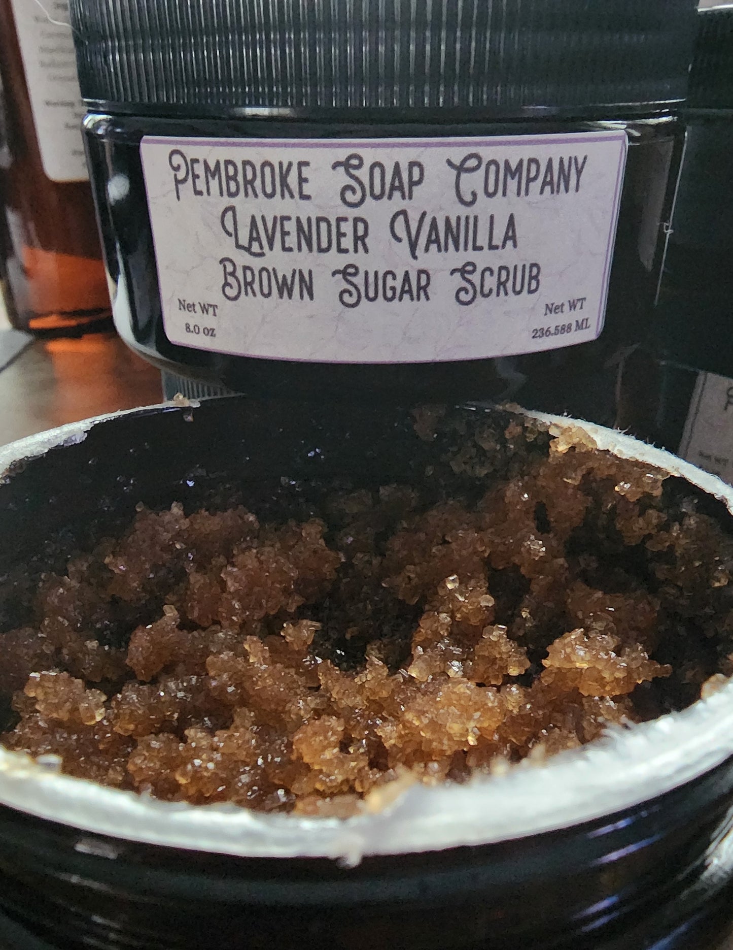 Lavender Vanilla Brown Sugar Scrub
