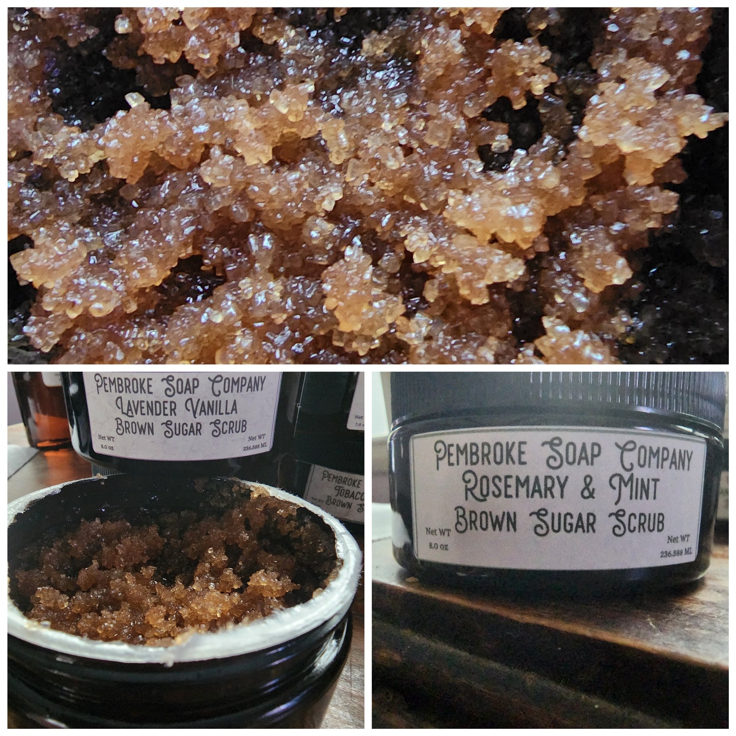 Rosemary Mint Brown Sugar Scrub